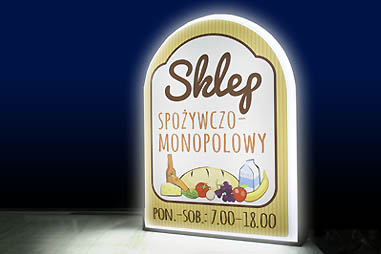 kaseton pod�wietlany
