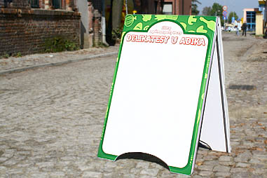 stojak reklamowy - potykacz